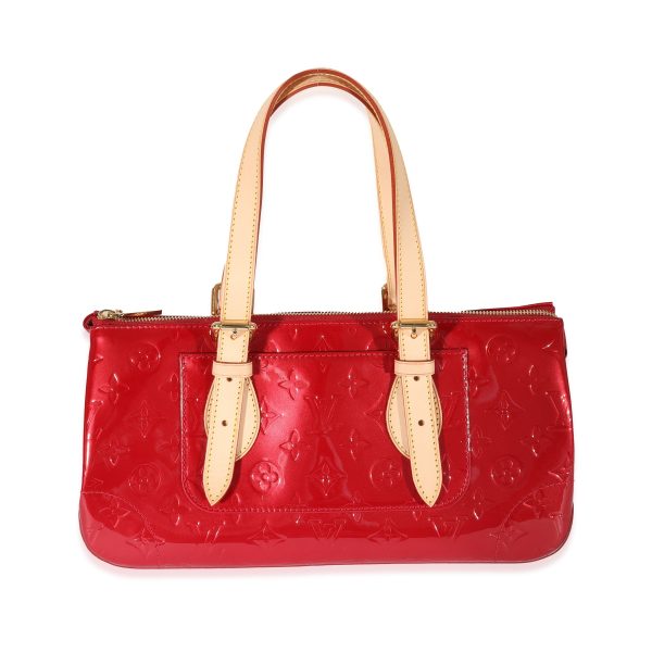 128706 fv Louis Vuitton Red Monogram Vernis Rosewood Avenue