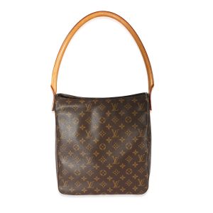 128713 fv Louis Vuitton Bucket PM Monogram Tote Bag Brown