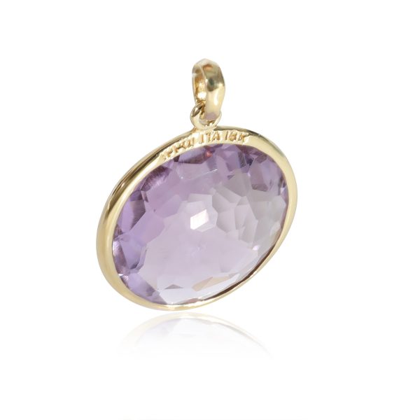 128726 bv Ippolita Lolipop Amethyst Pendant in 18k Yellow Gold