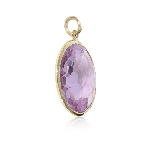 128726 sv Ippolita Lolipop Amethyst Pendant in 18k Yellow Gold