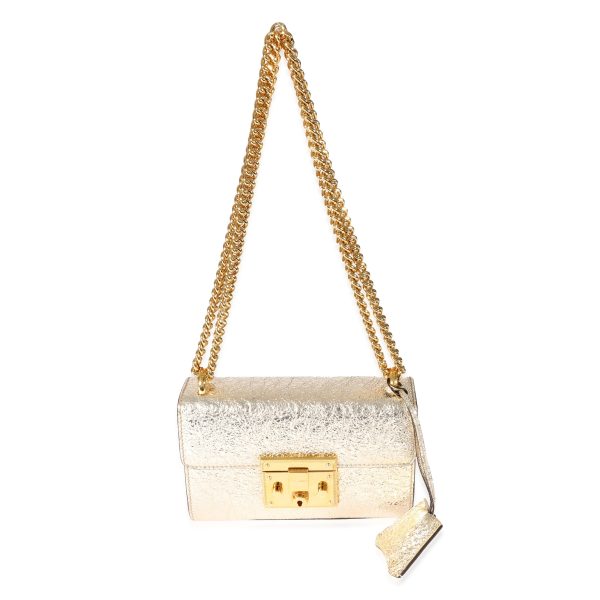 128728 bv 4e47345a 5d75 4fd7 9876 01b508d746b7 Gucci Gold Padlock Chain Bag