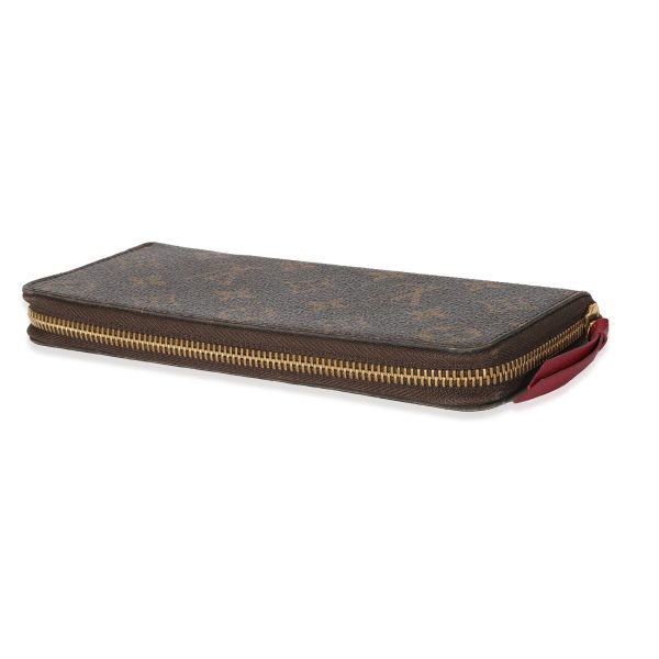 128745 box Louis Vuitton Monogram Canvas Clemence Wallet