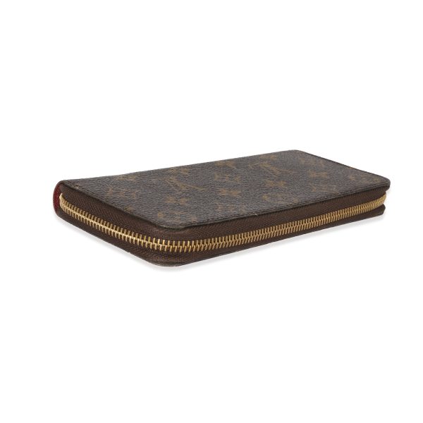 128745 clasp Louis Vuitton Monogram Canvas Clemence Wallet