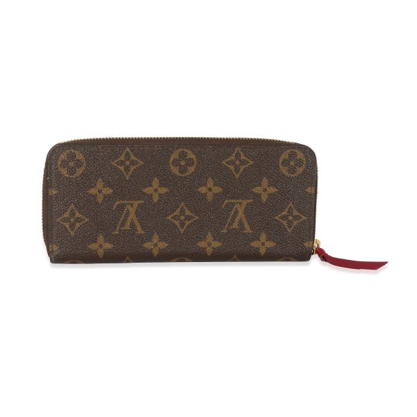 128745 pv Louis Vuitton Monogram Canvas Clemence Wallet