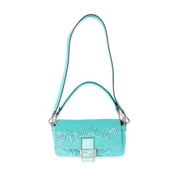 128754 ad1 f246703f 0eea 4048 8a44 6bd7efc7dd56 Fendi Re Edition Turquoise Stone Bead Baguette