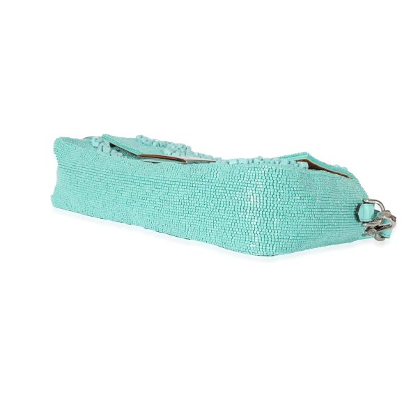 128754 box 063858cf 6b2a 46c2 b090 856bd5297e15 Fendi Re Edition Turquoise Stone Bead Baguette