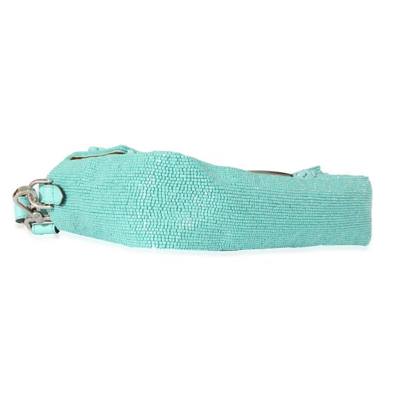 128754 clasp 8bd22354 c651 47d7 8d23 aeafd03e5120 Fendi Re Edition Turquoise Stone Bead Baguette