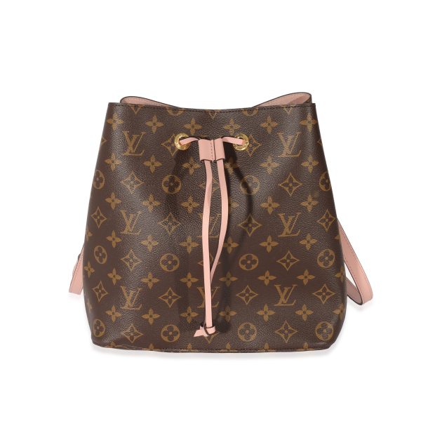 128764 fv Louis Vuitton Rose Poudre Monogram Canvas NeoNoe