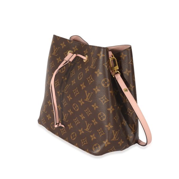 128764 sv Louis Vuitton Rose Poudre Monogram Canvas NeoNoe