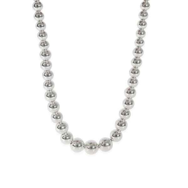 128823 fv Tiffany Co HardWear Graduated Ball Necklace in Sterling Silver