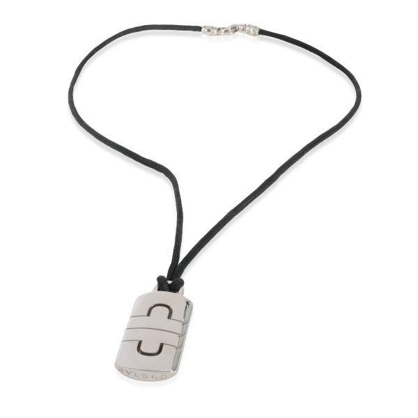 128833 pv BVLGARI Parentesi Fashion Pendant in 18k White Gold