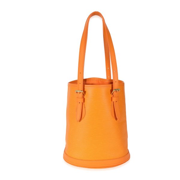 128838 pv Louis Vuitton Orange Epi Petit Bucket