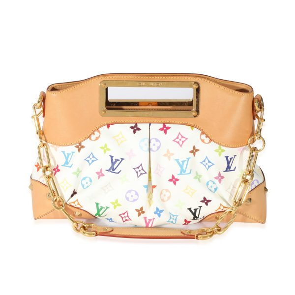 128839 pv Louis Vuitton Canvas White Multicolor Monogram Judy