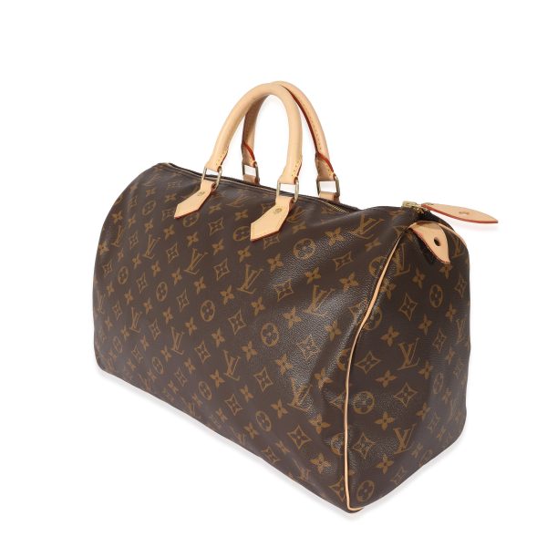 128854 sv e416a174 9bb0 4763 ac17 bae7806881c4 Louis Vuitton Monogram Canvas Speedy Monogram 40