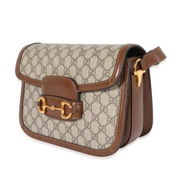 128867 sv 64d84a1f e68f 47b2 b45a b6272bfd4581 Gucci GG Supreme 1955 Horsebit Shoulder Bag