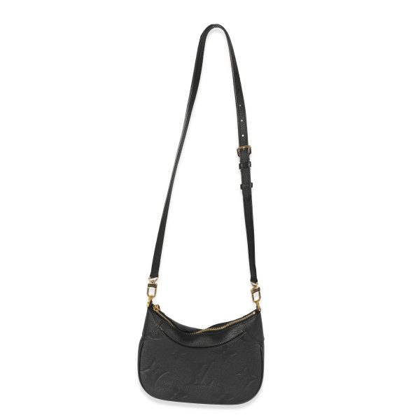 128882 bv Louis Vuitton Black Monogram Empreinte Bagatelle