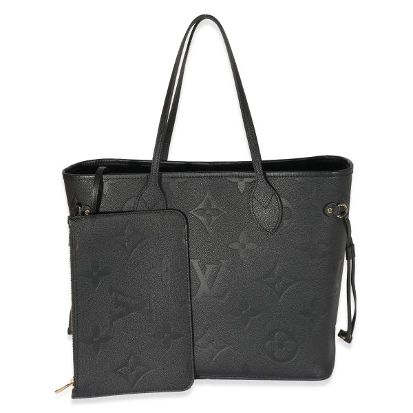 128905 fv 9910cfc9 30b1 471c 9bcd 96de93338b00 Louis Vuitton Black Monogram Empreinte Giant Neverfull MM