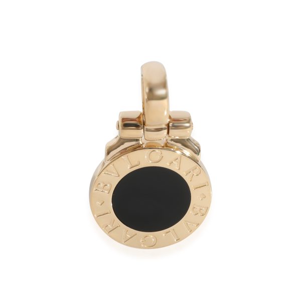 128918 fv cc7df839 3ac4 4733 b792 f38e31949e8a BVLGARI BVLGARI Vintage Onyx Charm Pendant in 18K Yellow Gold