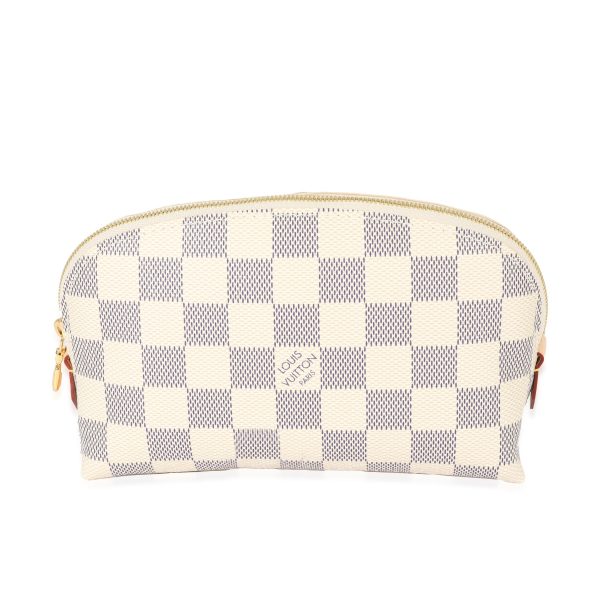 128943 fv 6804ff78 3d99 4cf5 b134 59c62a1e595e Louis Vuitton Damier Azur Canvas Cosmetic Pouch