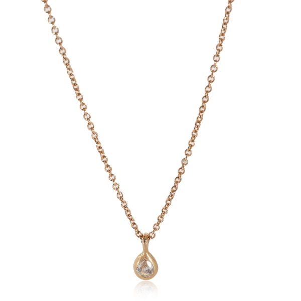 129001 fv Elsa Peretti Diamonds by the Yard Pendant in 18k Rose Gold 012 CTW