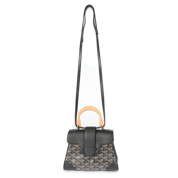 129006 ad1 774c5ac5 3890 40e7 a8c4 00d32594c02f Goyard Black Goyardine Mini Saigon