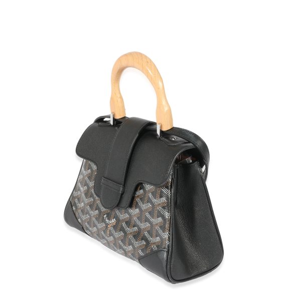 129006 sv 4479dfb1 ac42 47ac bdc5 e5d8e76980d1 Goyard Black Goyardine Mini Saigon