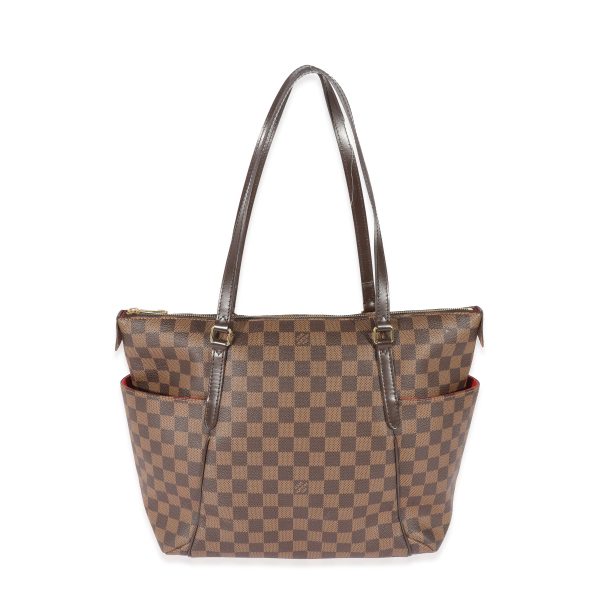 129023 fv fd4eca7a 4c78 495e 8d05 ca17a94b3bd3 Louis Vuitton Canvas Damier Ebene Totally MM NM