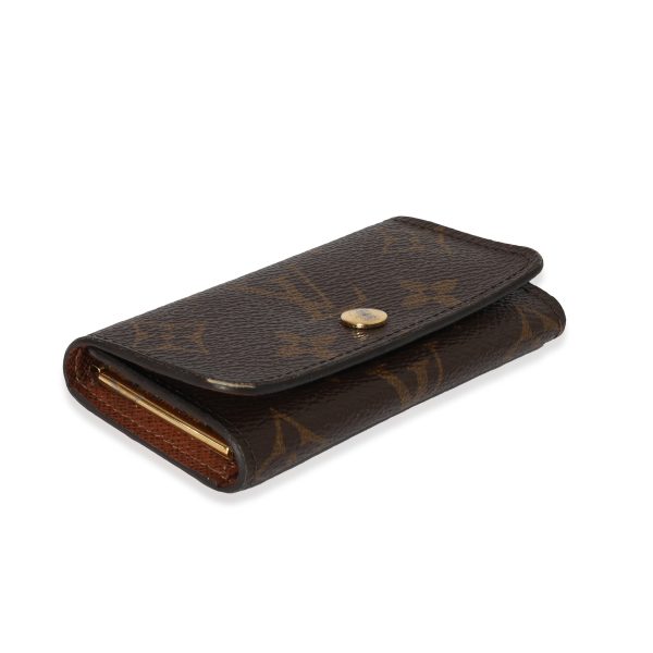 129047 clasp Louis Vuitton Monogram Canvas 4 Key Holder