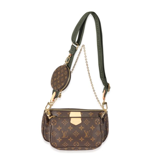 129067 ad1 c0b5dade a591 4857 a729 3ca80cf7de67 Louis Vuitton Monogram Canvas Khaki Multi Pochette Accessoires