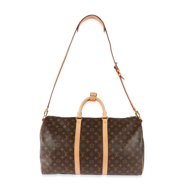 129108 bv Louis Vuitton Monogram Canvas Keepall Bandouliere 50