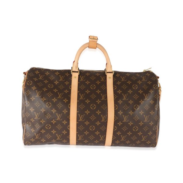 129108 fv Louis Vuitton Monogram Canvas Keepall Bandouliere 50