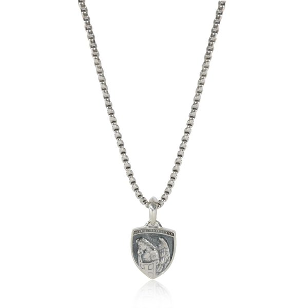 129110 fv e533825d dc4b 4f51 bb8f a8f4c35021b1 David Yurman St Michael Amulet Pendant in Sterling Silver