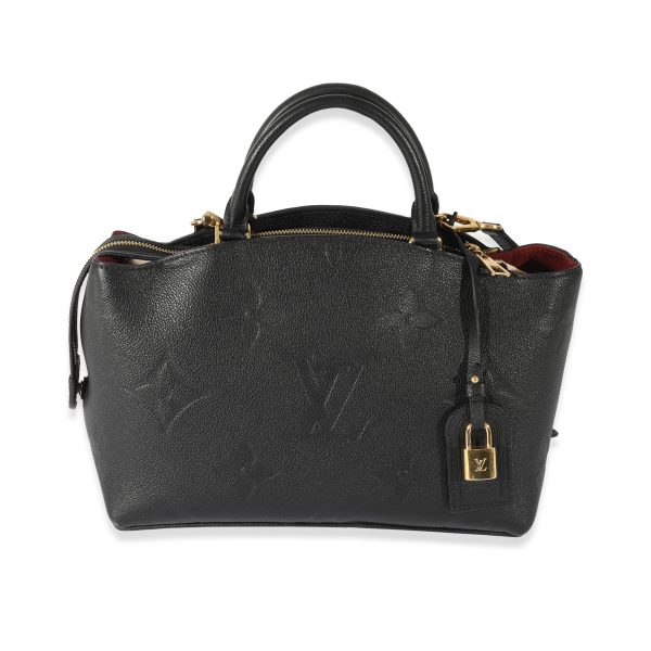 129138 fv Louis Vuitton Black Monogram Empreinte Petit Palais