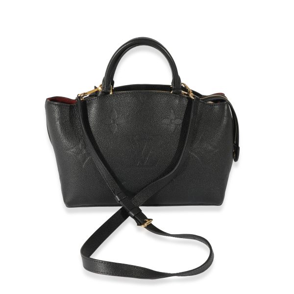 129138 pv Louis Vuitton Black Monogram Empreinte Petit Palais