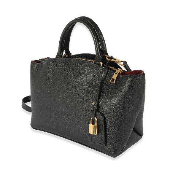 129138 sv Louis Vuitton Black Monogram Empreinte Petit Palais