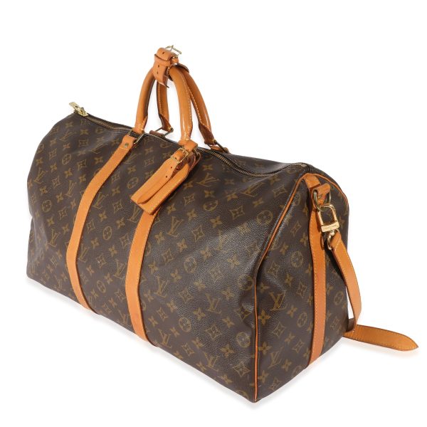 129145 sv Louis Vuitton Vintage Monogram Canvas Keepall Bandoulière 50