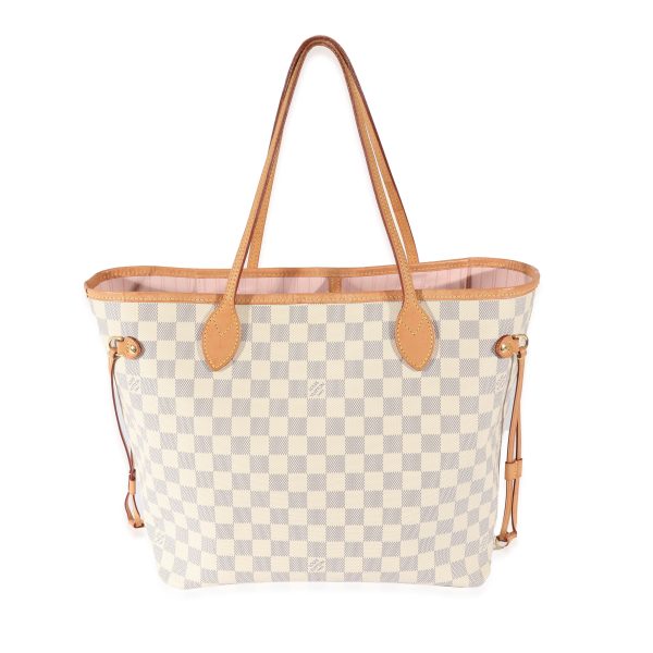 129150 pv 4534a995 81e4 4ffc 816e 350a5984f172 Louis Vuitton Canvas Damier Azur Rose Ballerine Neverfull MM