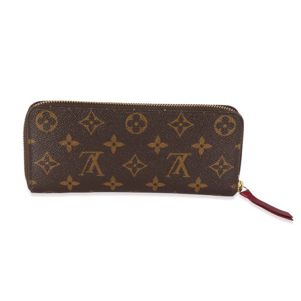 129173 bv Louis Vuitton Monogram Canvas Clemence Wallet