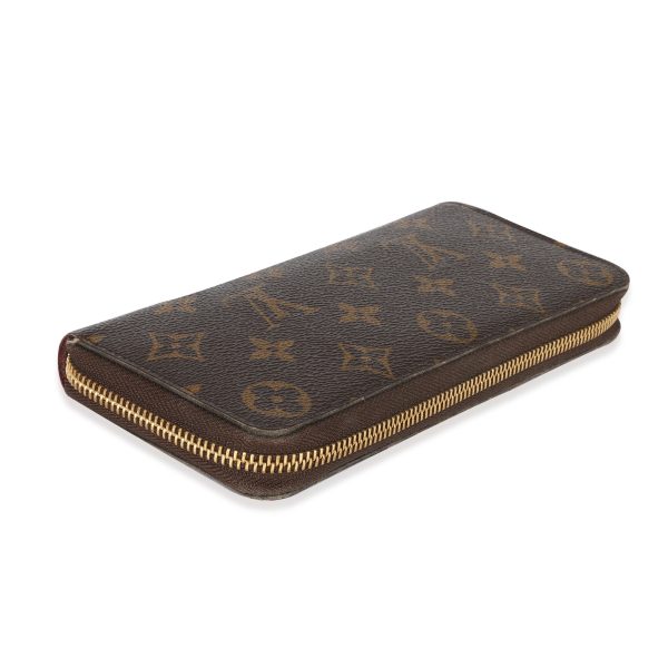 129173 clasp Louis Vuitton Monogram Canvas Clemence Wallet