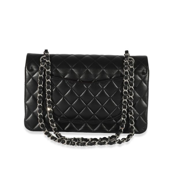 129272 pv 46fe4d0c 79e3 49ec 8528 52042a8f4950 Chanel Black Lambskin Medium Classic Double Flap