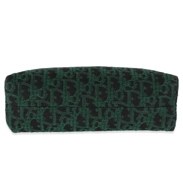 129288 stamp 10bae063 7619 4834 bc94 07f7aae0dd0e Christian Dior Canvas Green Oblique Cosmetic Pouch