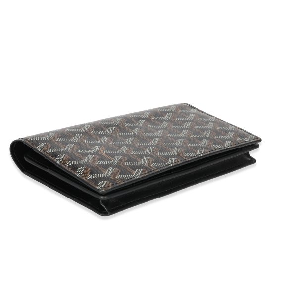 129380 box Goyard Black Goyardine Richelieu Wallet