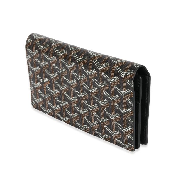 129380 sv Goyard Black Goyardine Richelieu Wallet