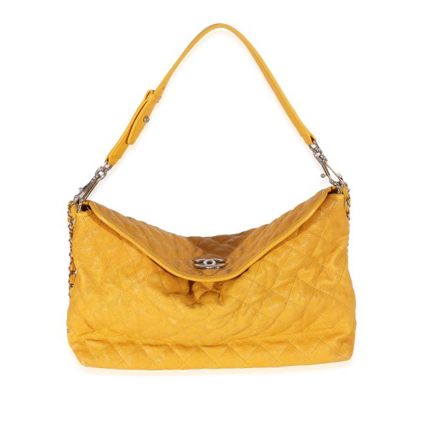 129395 fv 811a2eea 4cc7 405e 8286 4be03d2aea15 Chanel Yellow Caviar French Riviera Hobo