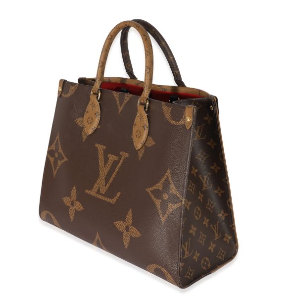 129418 sv Louis Vuitton Reverse Monogram Canvas Onthego MM