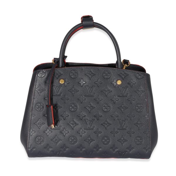 129429 fv Louis Vuitton Marine Rouge Empreinte Montaigne MM