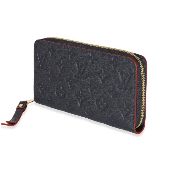 129430 sv Louis Vuitton Marine Rouge Empreinte Zippy Wallet