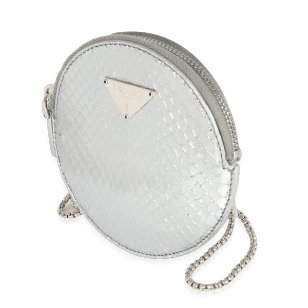 129479 sv 1437317c 0bd6 4be6 b878 da2db04a4e2c Prada Ayers Silver Round Mini Pouch