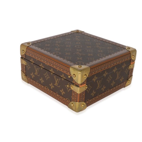 129494 stamp Louis Vuitton Monogram Canvas Coffret Tresor 24