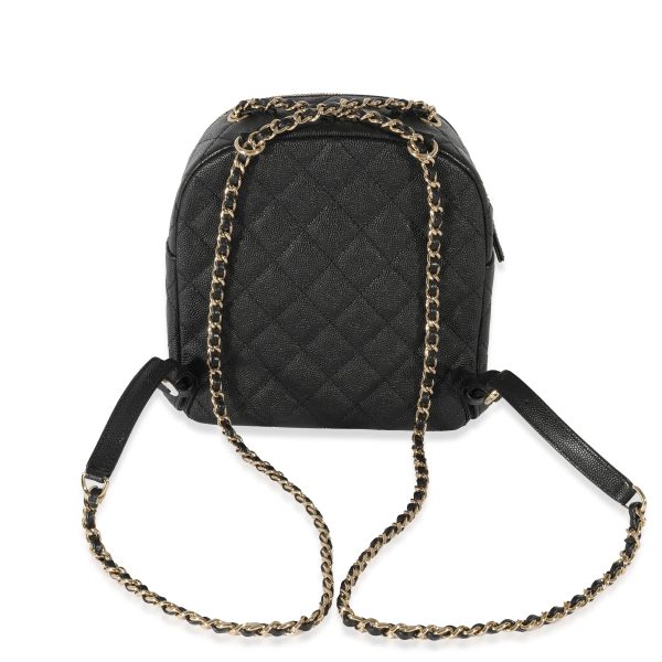 129498 pv 7dd4b8e7 bc72 4d60 b9ad 10c761965243 Chanel Black Caviar Mini CC Day Backpack